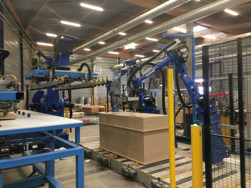 Utilisation de robot logistique